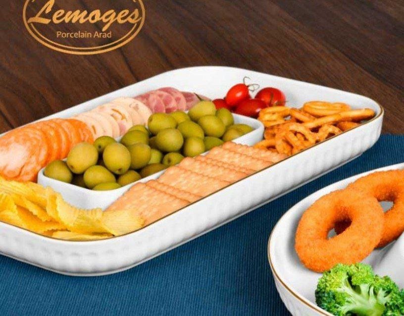 اسنک دیش مستطیل لارن